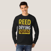 Bassoon Bassoonist Reed Drying Squad T-shirt (Voorkant volledig)