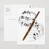 Bassoon Briefkaart (Voorkant / Achterkant)
