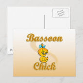 Bassoon Chick Briefkaart (Voorkant / Achterkant)