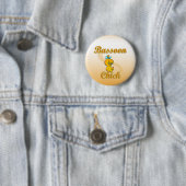 Bassoon Chick Ronde Button 5,7 Cm (In situ)