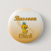 Bassoon Chick Ronde Button 5,7 Cm (Voorkant)