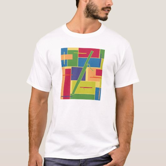 Bassoon Colorblokjes T-Shirt (Voorkant)