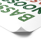 Bassoon Colorful Poster (Hoek)