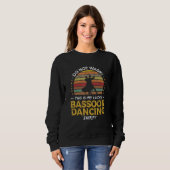 Bassoon Dancing Bassoon Dancer Quote Graphic Trui (Voorkant volledig)