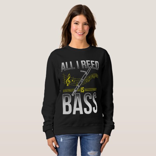 Bassoon For Bassoon Player Bassoon Musician Bassoo Trui (Voorkant volledig)