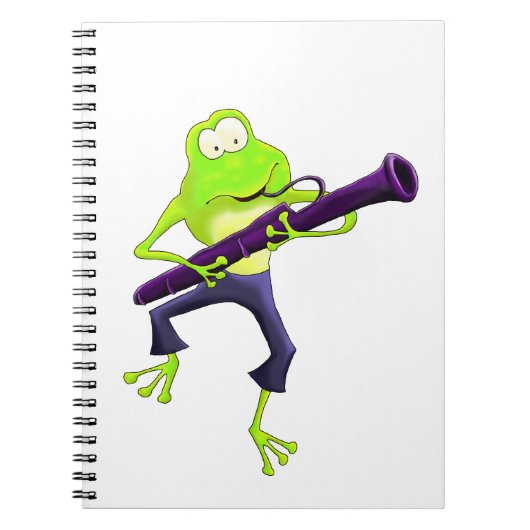 Bassoon Frog-laptop Notitieboek (Voorkant)