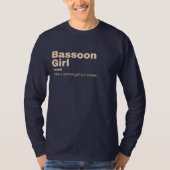 Bassoon Girl - Bassoon T-shirt (Voorkant)