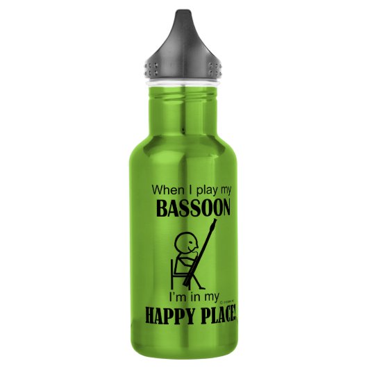 Bassoon Happy Place Waterfles (Links)
