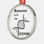 Bassoon in mijn genen metalen ornament (Links)