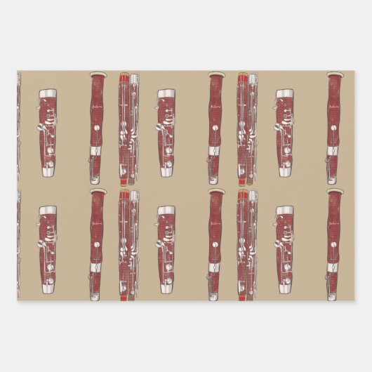 Bassoon Inpakpapier Vel (Voorkant 3)
