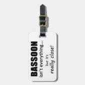 Bassoon is niet alles bagagelabel (Voorkant verticaal)