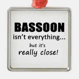 Bassoon is niet alles metalen ornament