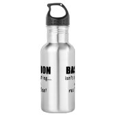 Bassoon is niet alles waterfles  (Achterkant)