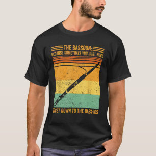 Bassoon Je hoeft alleen maar naar Bass ICS Bass te T-shirt