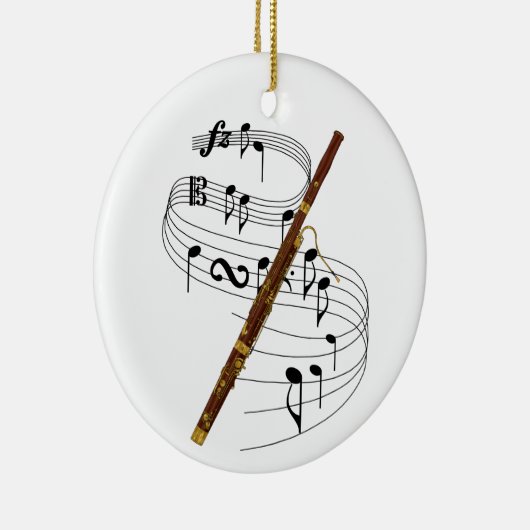 Bassoon Keramisch Ornament (Rechts)