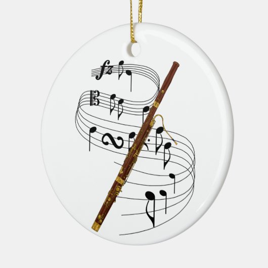 Bassoon Keramisch Ornament (Links)
