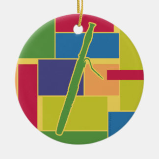 Bassoon Kleurblokken Ornament