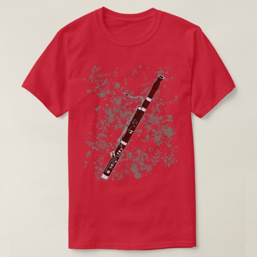 Bassoon leraar fagottist Woodwind muzikant T-shirt (Design voorkant)