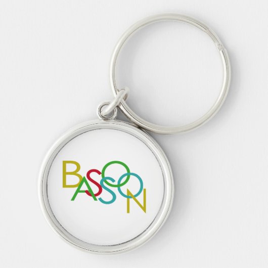 BASSOON Letters Sleutelhanger (Voorkant)