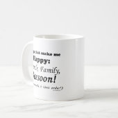 Bassoon maakt me gelukkig koffiemok (Voorkant links)