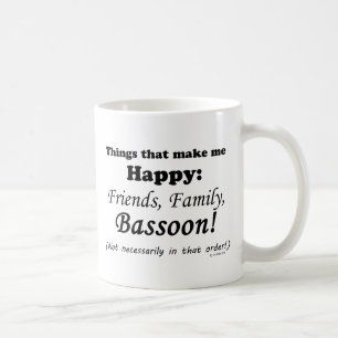 Bassoon maakt me gelukkig koffiemok