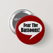 Bassoon Music Button (Voorkant /achterkant)