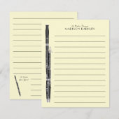 Bassoon Musician Music Teacher Woodwind Bedankkaart (Voorkant / Achterkant)