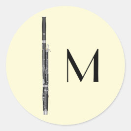 Bassoon Musician Music Teacher Woodwind Ronde Sticker