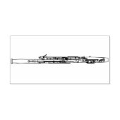 Bassoon Musician Music Teacher Woodwind Rubberstempel (Afrduk)