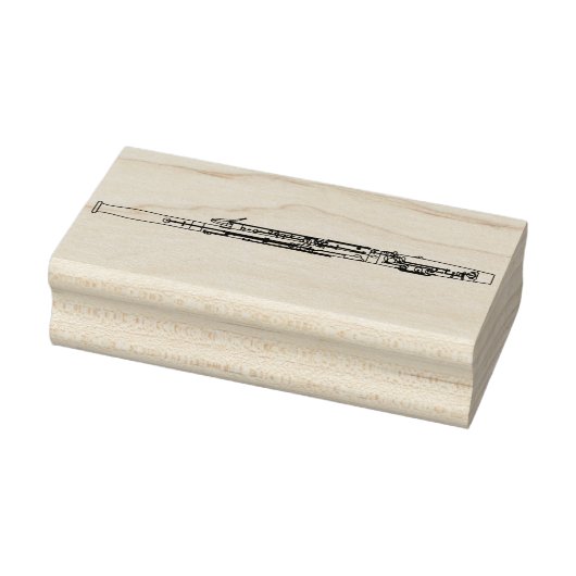 Bassoon Musician Music Teacher Woodwind Rubberstempel (Stempel)