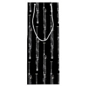 Bassoon Musician Music Teacher Woodwind Wijn Cadeautas (Achterkant)