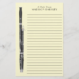 Bassoon muziekleraar briefpapier