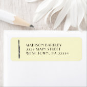 Bassoon muziekleraar etiket (Insitu)