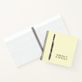 Bassoon muziekleraar notitieboek