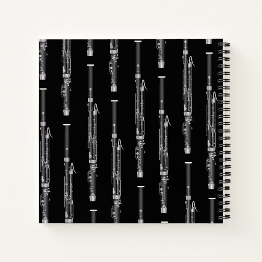 Bassoon muziekleraar notitieboek (Achterkant)