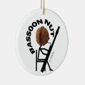 Bassoon Nut Keramisch Ornament (Rechts)