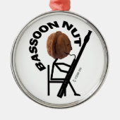 Bassoon Nut Metalen Ornament (Voorkant)