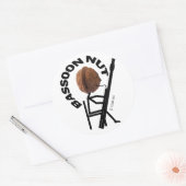 Bassoon Nut Ronde Sticker (Envelop)