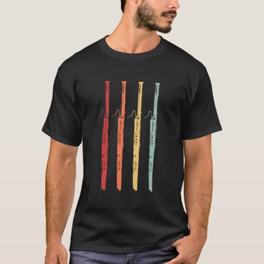 Bassoon Player Shirt Funny Bassonist Music T-shir (Voorkant)