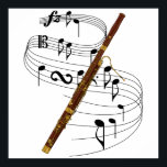 Bassoon Poster<br><div class="desc">Muziekmakers vieren het! Ik kondig de wereld trots aan,  ik speel de Bassoon!</div>