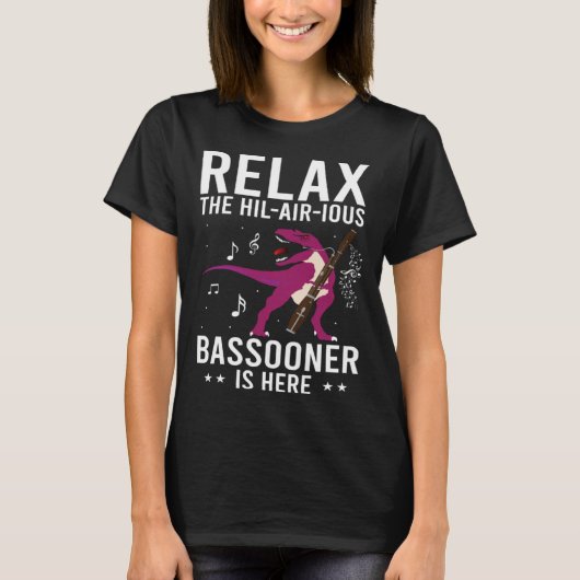 Bassoon Reed for Bassoonist and Bassoon Orchestra T-shirt (Voorkant)