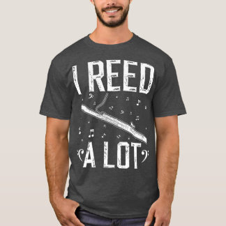 Bassoon Reed Grappige Bassoon Speler T-shirt