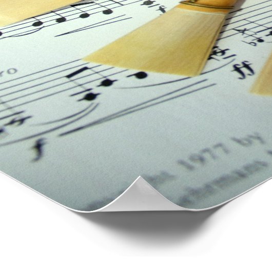 Bassoon Reed Rainbow Poster (Hoek)