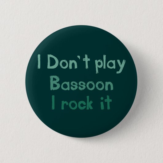 Bassoon Rock It Button (Voorkant)