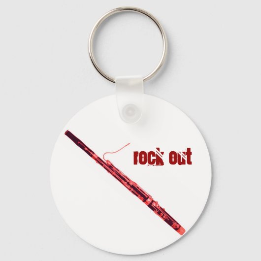 Bassoon Rock Out Sleutelhanger (Voorkant)