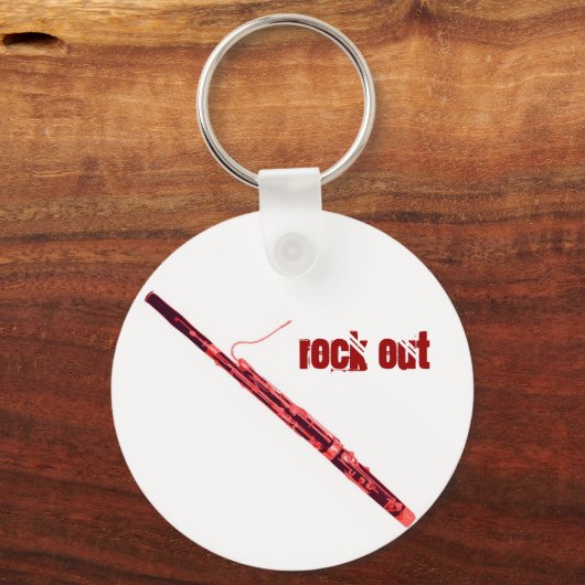 Bassoon Rock Out Sleutelhanger (Voorkant)