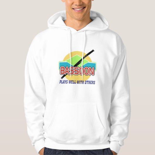 Bassoon speelt goed hoodie (Voorkant)
