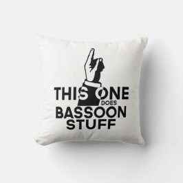 Bassoon Stuff - Funny Bassoon Music Kussen