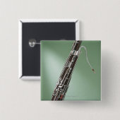 Bassoon Vierkante Button 5,1 Cm (Voorkant /achterkant)