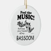 Bassoon voelt de muziek keramisch ornament (Rechts)